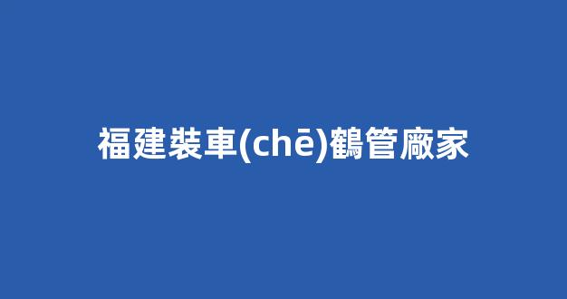 福建裝車(chē)鶴管廠家(鶴管定量裝車(chē)系統(tǒng)廠家)(1)