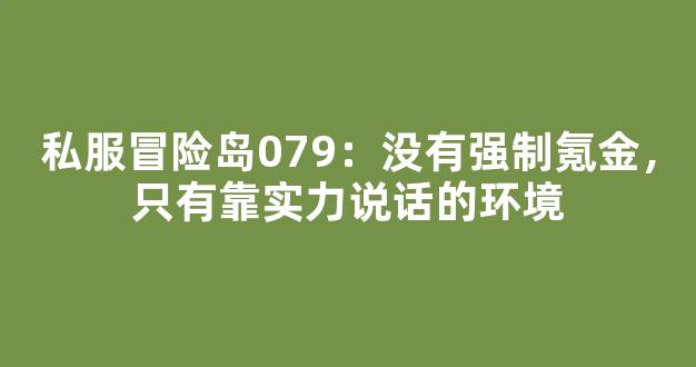 私服冒险岛079：没有强制氪金，只有靠实力说话的环境-第1张图片-冒险岛私服发布网