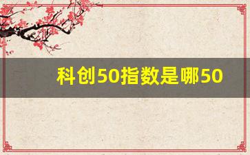科创50指数是哪50个股票(科创50指数什么意思)_https://www.shshucaipeisong.com_上交所_第1张
