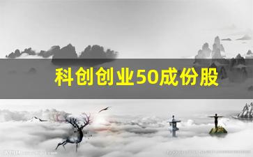 科创创业50成份股(科创创业etf一直跌怎么办)_https://www.cangshenghg.com_财经新闻_第1张