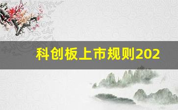 科创板上市规则2023(科创板上市规则2023风险警示情形)_https://www.luoxuangg888.com_深交所_第1张