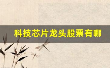 科技芯片龙头股票有哪些(科技 芯片)_https://www.wanyuyiyao.com_上交所_第1张