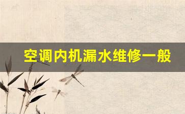 空调内机漏水维修一般要多少钱-空调漏水内机漏水维修视频