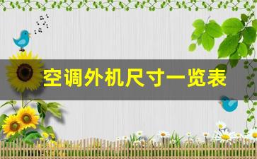 空调外机尺寸一览表(中央空调外机尺寸一览表)_https://www.jnskb.com_装修公司_第1张
