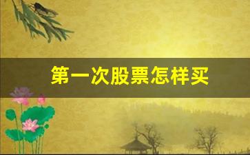 第一次股票怎样买(第一次股票怎样买才能赚钱)_https://www.gzyhshgzzx.com_上期能源_第1张