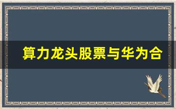 算力龙头股票与华为合作(4元左右的华为算力股票)_https://www.dcjwmf.com_中金所_第1张