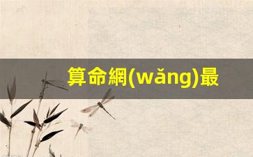 算命網(wǎng)最準(zhǔn)的八字(算命最準(zhǔn)的免費網(wǎng)站算)