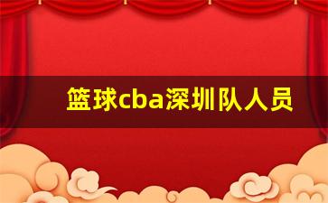 深圳队cba球员名单-篮球cba深圳队人员