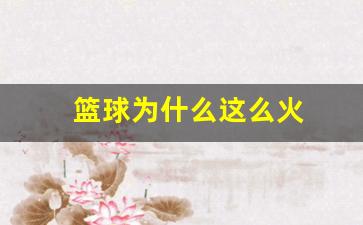 篮球为什么这么火-篮球为什么这么火