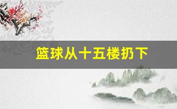 篮球从十五楼扔下怎么办-篮球从十五楼扔下
