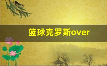 篮球克罗斯over-克罗斯 防守
