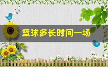 篮球多长时间一场-篮球多少分钟一场球赛