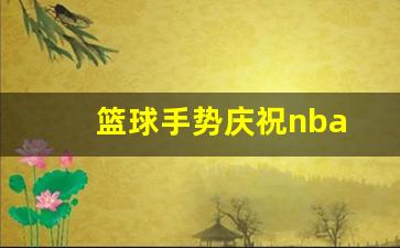 篮球庆祝手势和队友gif-篮球手势庆祝nba