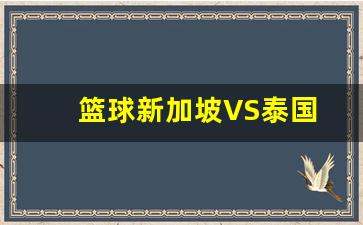篮球新加坡VS泰国-篮球新加坡vs泰国直播
