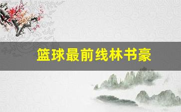 篮球最前线林书豪-打篮球的林书豪