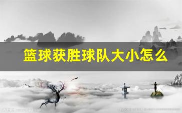 篮球比赛胜利条件-篮球获胜球队大小怎么玩法