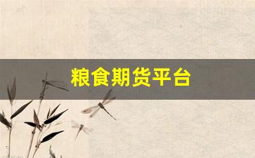 粮食期货平台(粮食期货平台哪个好)_https://www.xzdzcjx.com_北交所_第1张