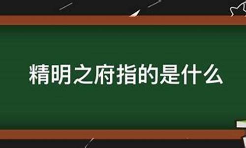 元神之府和精明之府是哪个脏腑呢-精明之府和元神之府中精之府是什么