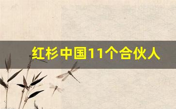 红杉中国11个合伙人(红杉中国11个合伙人照片视频)_https://www.heiljjianzu.com_北交所_第1张