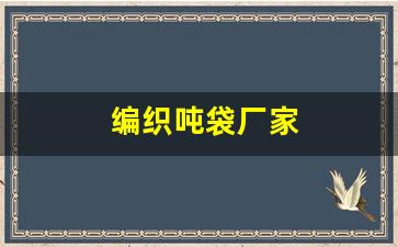 编织吨袋厂家(编织吨袋厂家联系方式)_https://www.jnskb.com_效果图_第1张