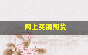 网上买铜期货(国内铜期货怎样买)_https://www.gfdzclz.com_深交所_第1张