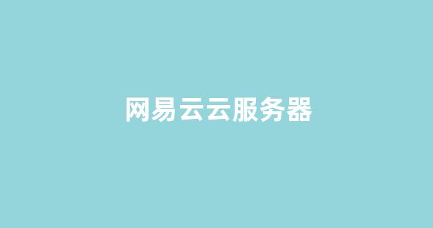 网易云云服务器(网易云服务器错误是怎么回事)-百变无痕