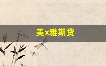 美x雅期货(美而雅期货公司)_https://www.xzdzcjx.com_上交所_第1张