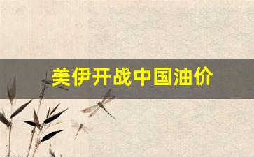 美伊开战中国油价_2021美伊开战