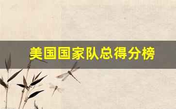 美国国家队总得分榜-美国国家队2020