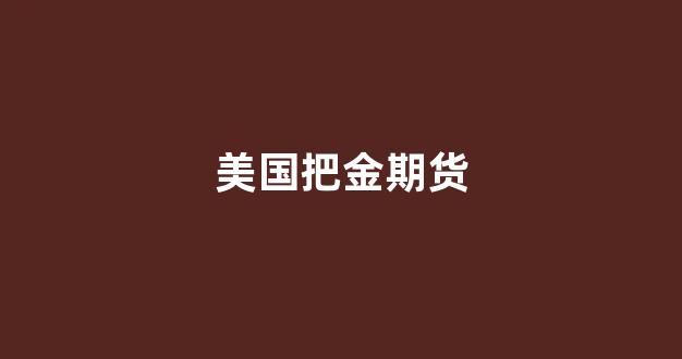 美国把金期货(美国白糖期货)_https://www.xzdzcjx.com_科创板_第1张