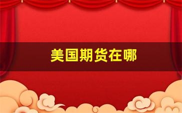美国期货在哪(美国期货在哪个州交易)_https://www.gfdzclz.com_创业板_第1张
