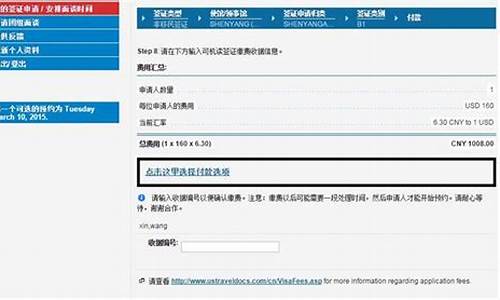 美国签证缴费网上支付  第1张