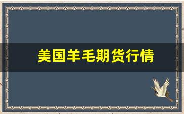美国羊毛期货行情(美国媷羊毛是什么意思)_https://www.hbxfywj.com_证券知识_第1张