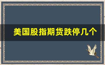 美国股指期货跌停几个点(美股股指期货跌停)_https://www.qldgs.com_内盘期货_第1张