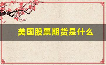 美国股票期货是什么(美国股票指数期货)_https://www.xzdzcjx.com_上交所_第1张