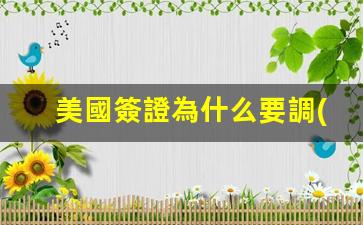 美國簽證為什么要調(diào)檔次(美國簽證為什么這么難)