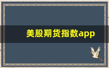 美股期货指数app(美股期货指数500实时行情)_https://www.xzdzcjn.com_上交所_第1张