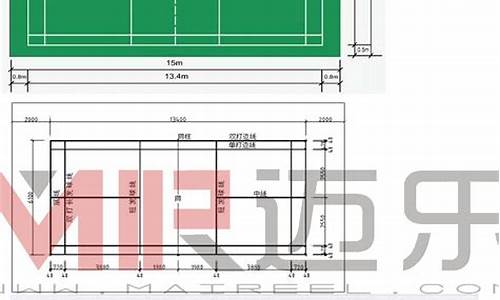 羽毛球馆尺寸场地空间_羽毛球馆尺寸