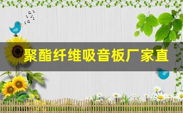 聚酯纤维吸音板厂家直销(聚酯纤维吸音板有用吗)_https://www.wanyuyiyao.com_上交所_第1张