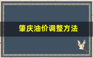 肇庆油价调整方法_肇庆油价调整方法表