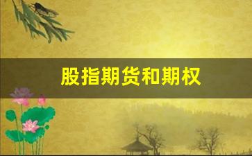 股指期货和期权(股指期货和期权哪个比较好)_https://www.gfdzclz.com_深交所_第1张