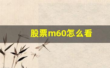 股票m60怎么看(股票m5怎么看)_https://www.dcjwmf.com_郑商所_第1张