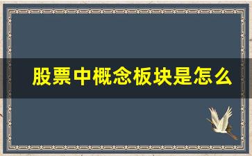 股票中概念板块是怎么出来的(股票概念版)_https://www.wguangz.com_大商所_第1张