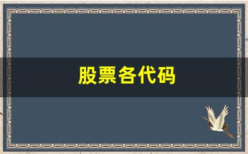 股票各代码(股票的代码大全)_https://www.jnskb.com_效果图_第1张
