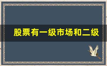股票有一级市场和二级市场吗_https://www.taocizhiliang.com_装修流程_第1张