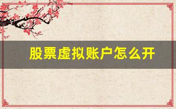 股票虚拟账户怎么开(股票虚拟成交量什么意思)_https://www.luoxuangg888.com_北交所_第1张