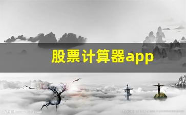 股票计算器app(股票交易计算器)_https://www.luoxuangg888.com_深交所_第1张