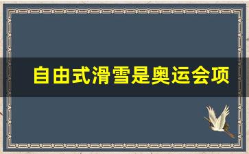 自由式滑雪是奥运会项目-自由式滑雪正式被列为比赛项目