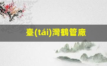 臺(tái)灣鶴管廠家(臺(tái)灣鶴管廠家有哪些)(1)
