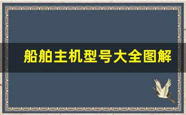 船舶主机型号大全图解(船舶主机型号大全图解视频)_https://www.hangfeite.com_北交所_第1张
